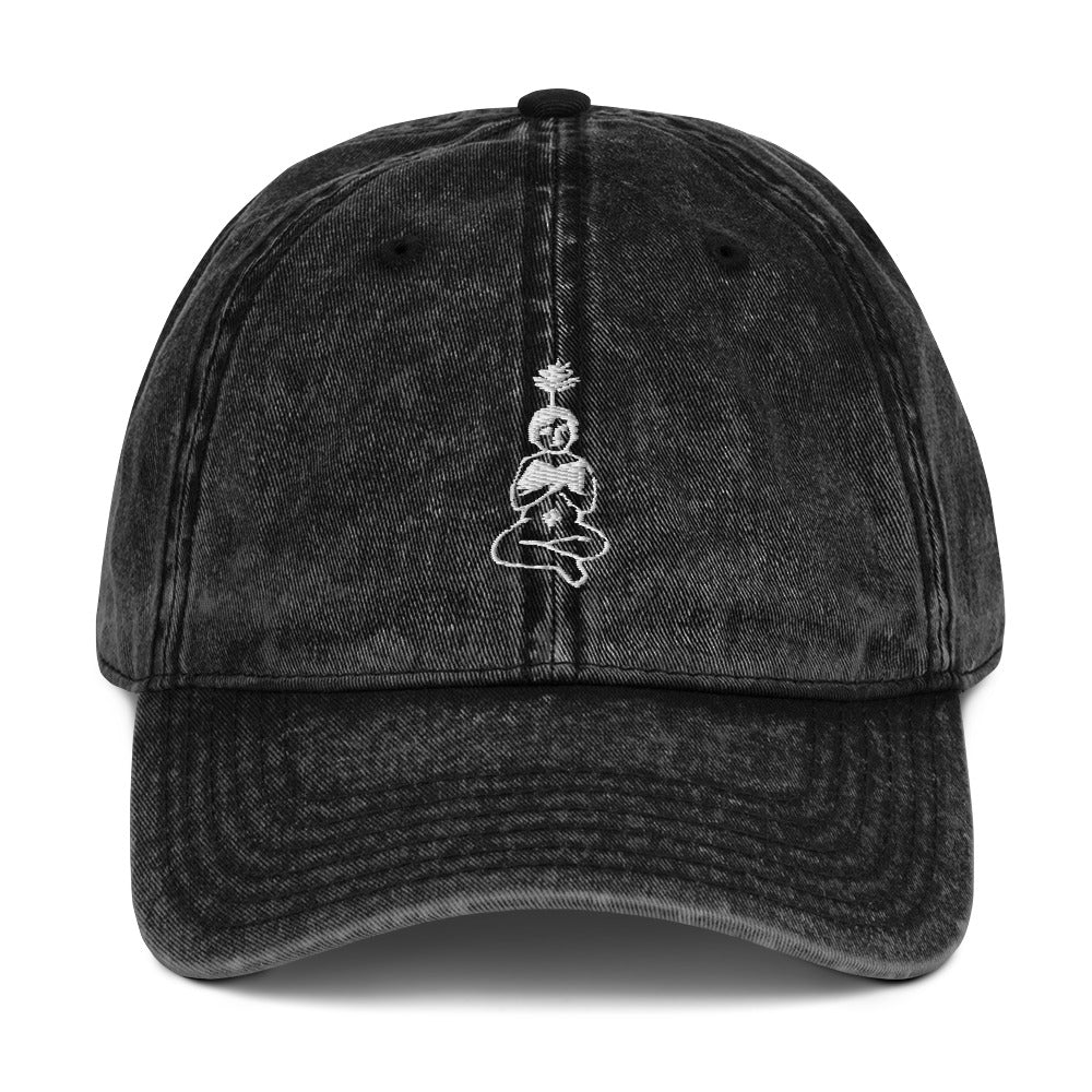 unlearn-relearn-vintage-cotton-cap-w1 vintage-cap-black-front-647546e2e4417.jpg