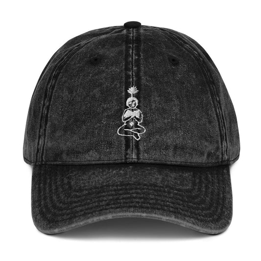 unlearn-relearn-vintage-cotton-cap-w1 vintage-cap-black-front-647546e2e4417.jpg